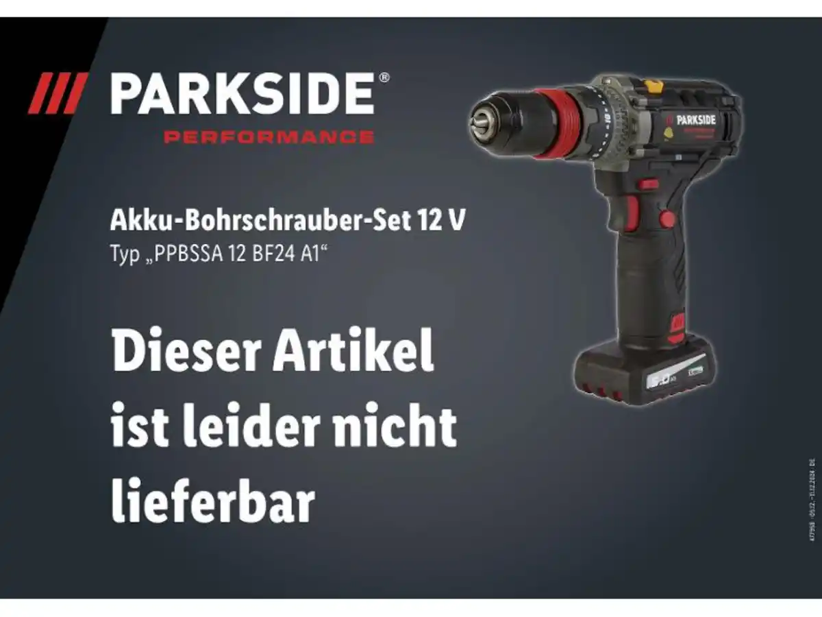 Bild 2 von PARKSIDE PERFORMANCE® 12 V / 5 Ah Akku-Bohrschrauber Starterset »PPBSSA 12 BF24 A1«, mit Akku und Ladegerät