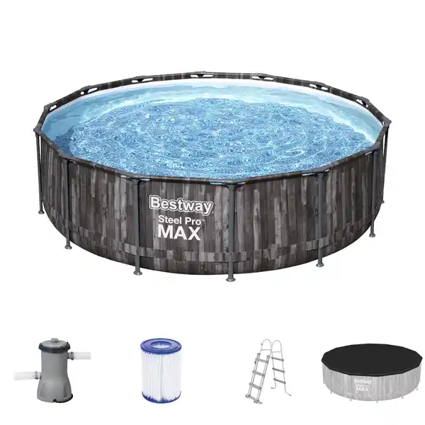 Bild 1 von Bestway Steel Pro Max Frame Pool Komplett-Set Ø 427 x 107 cm