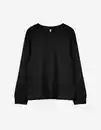 Bild 1 von Damen Sweatshirt - Ziersteine - schwarz