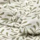 Bild 4 von SORGMANTEL Bettwäsche-Set, 2-teilig, weiß/grün 155x220/80x80 cm