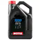 Bild 1 von Motul Motoröl mineralisch 3000 4T 20W-50 4 Liter