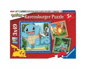 Pokemon Puzzle Ravensb. 3x49 Teile