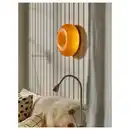 Bild 4 von VARMBLIXT Tisch-/Wandleuchte, LED, orange Glas/rund 30 cm