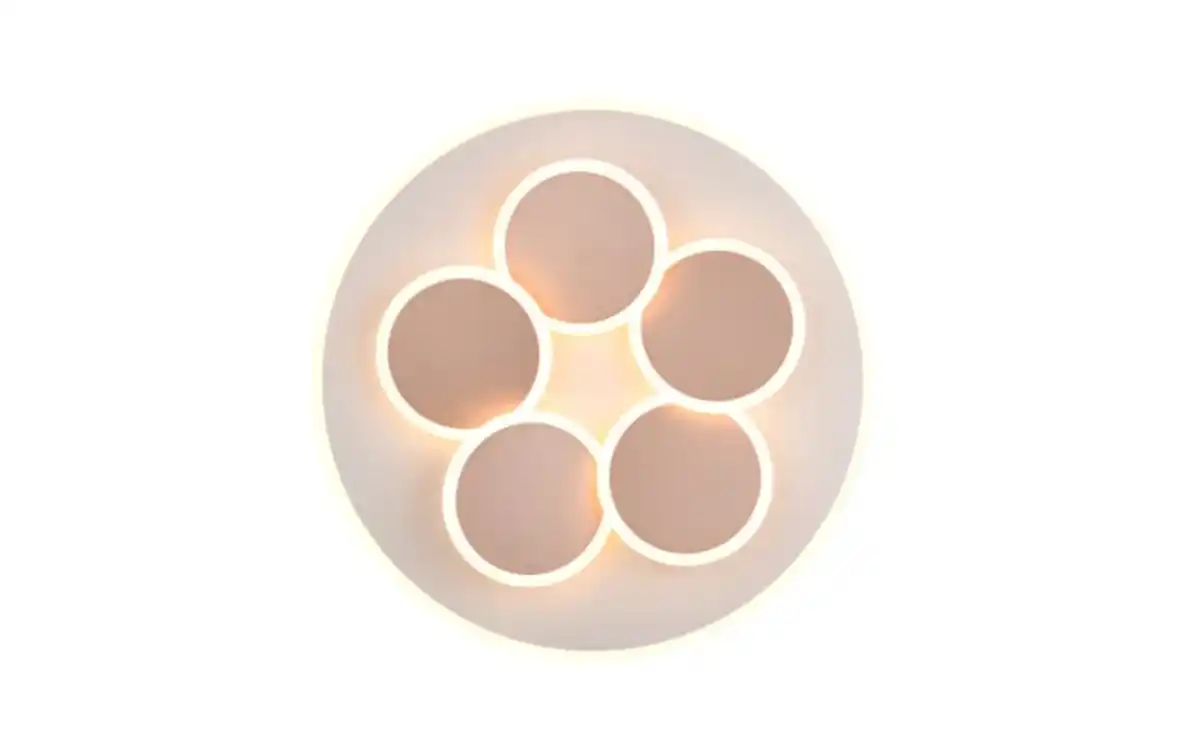 Bild 3 von LED-Deckenleuchte CCT Mandala, grau/gold, inkl. Fernbedienung