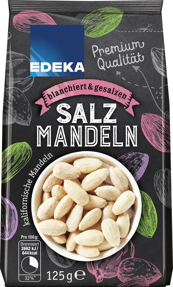 Bild 1 von EDEKA Salzmandeln gesalzen 125G