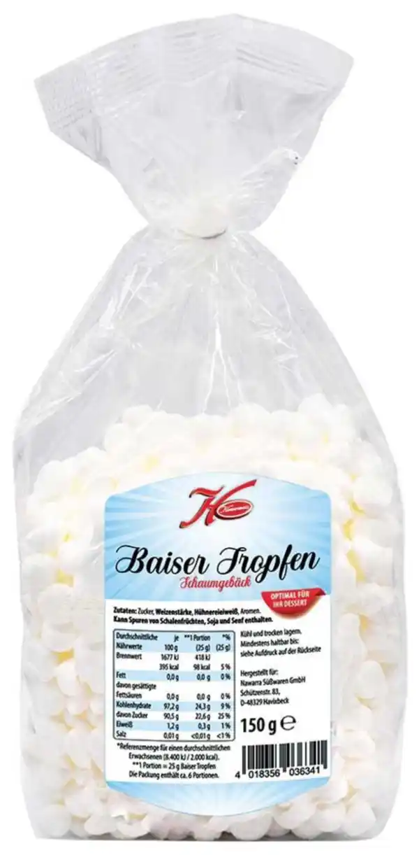 Bild 1 von Baiser Tropfen 150 g