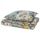 Bild 1 von FÄLTGRÄSMOTT Bettwäsche-Set, 2-teilig, bunt/Blumenmuster 155x220/80x80 cm