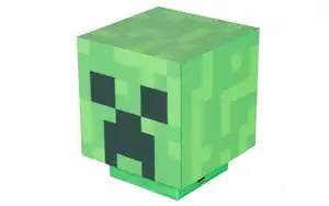 Phoenix Group AG - Minecraft LED-Leuchte Creeper, grün/schwarz