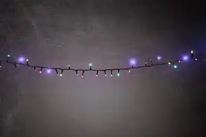 TrendLine LED-Lichterkette Premium Plus Außen 29 m bunt (RGB) mit Fernbedienung, Timer, Dimmer, 8 Li