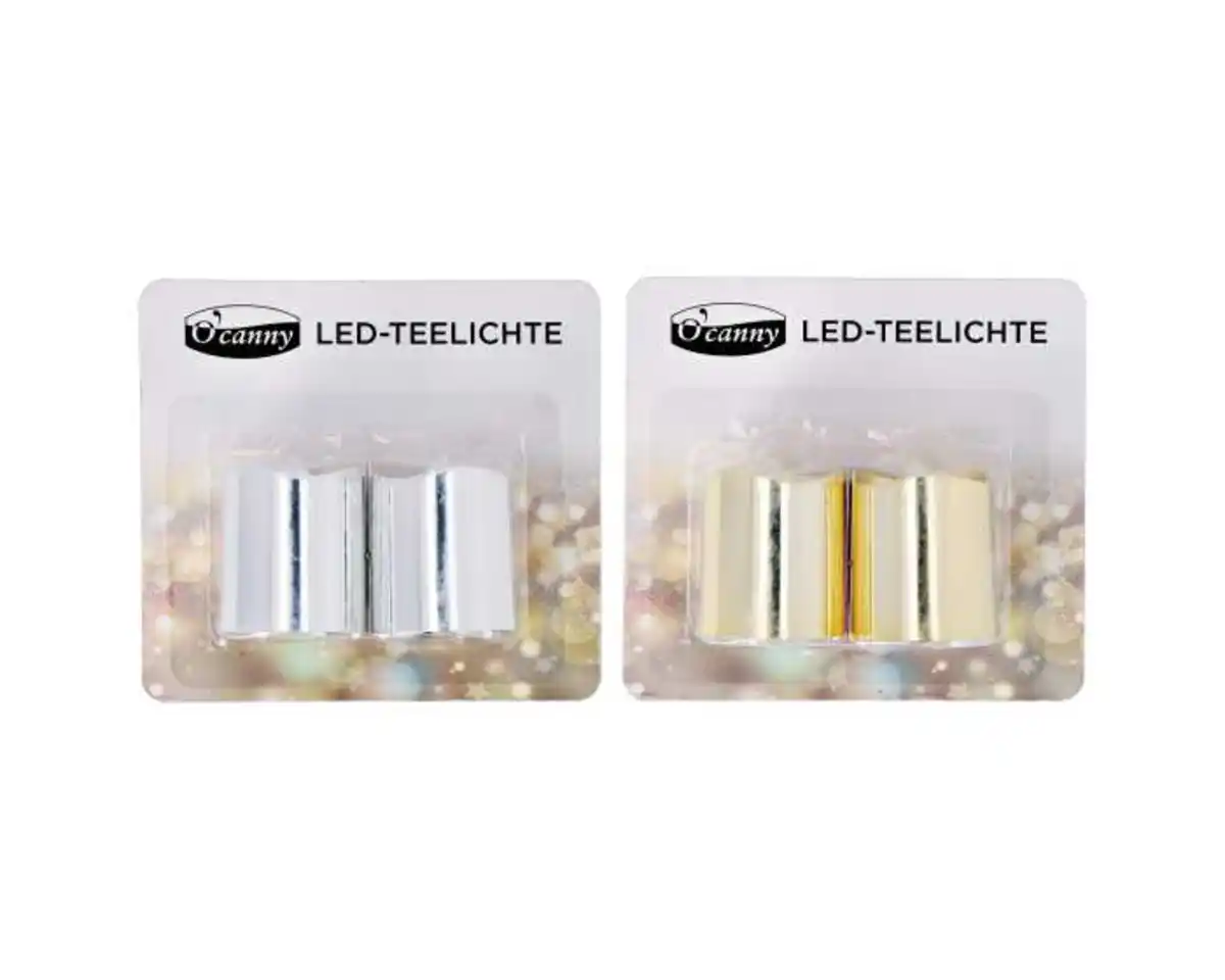Bild 1 von Teelichte LED 2er, 3f sort