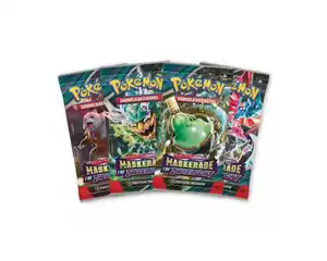 Pokémon Boosterpack 10 Sammelkarten Maskerade im Zwielicht