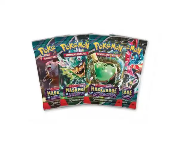 Bild 1 von Pokémon Boosterpack 10 Sammelkarten Maskerade im Zwielicht