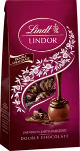 Lindt Lindor Kugeln Double Chocolate, 137 g