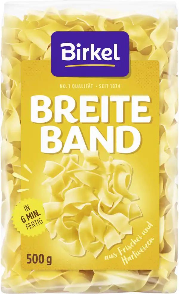 Bild 1 von Birkel Breite Bandnudeln 500G