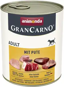 Animonda GranCarno Hundenassfutter Adult Pute 800 g