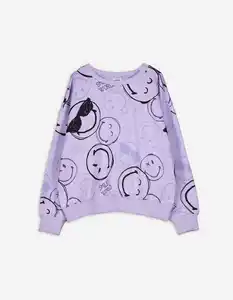 Kinder Sweatshirt - SmileyWorld® - lila