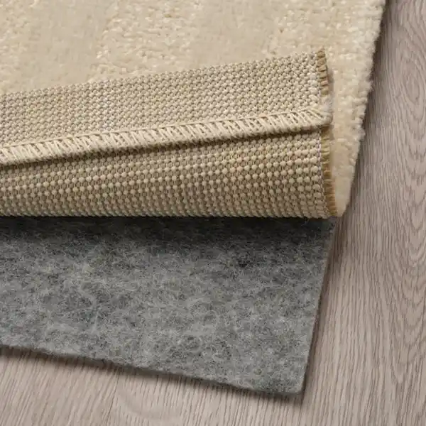 Bild 4 von LANDSVÄG Teppich Kurzflor, elfenbeinweiß 60x90 cm