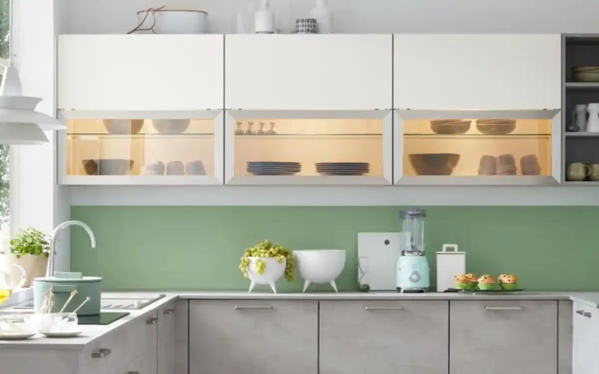 Bild 3 von Nobilia - Einbauküche Rosian, Beton grau Nachbildung, inkl. Miele Elektrogeräte