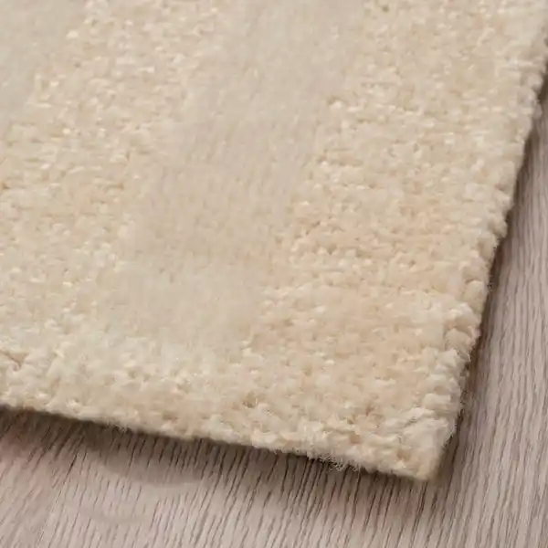 Bild 2 von LANDSVÄG Teppich Kurzflor, elfenbeinweiß 60x90 cm