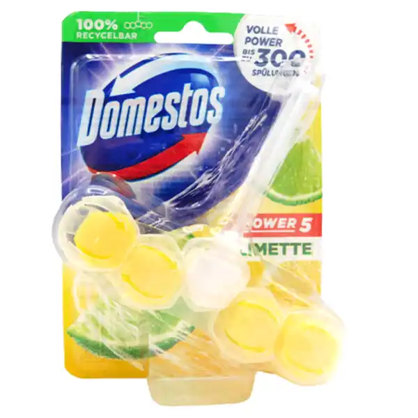 Bild 1 von WC-Stein Power 5 Limette 55g Domestos