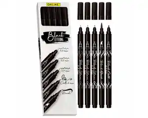 Lettering-Set 5er Black