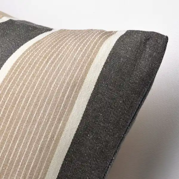 Bild 3 von KORALLBUSKE Kissenbezug, anthrazit beige/Streifen 50x50 cm