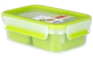 Snackbox Clip & Go in hellgrün, 1,0 l