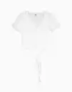 Bild 1 von Damen Cropped Shirt - Schnürung