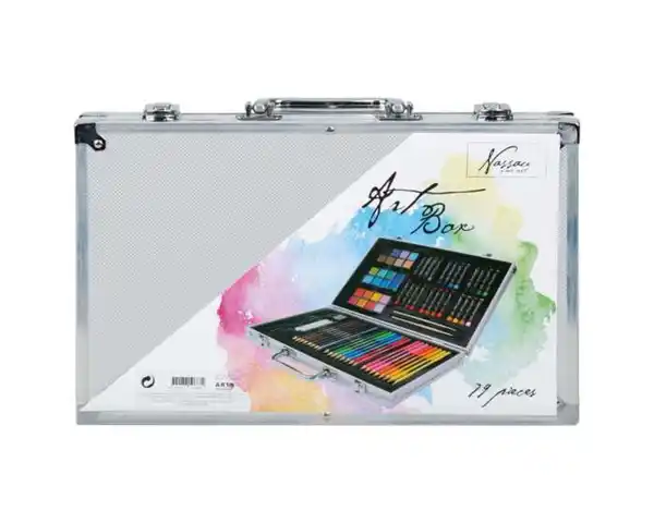 Bild 1 von Malkoffer Art Box aus Metall 37 x 24,5 x 4,5 cm 79teilig