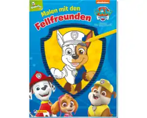 Malbuch f. Kinder Paw Patrol, 80 Seiten