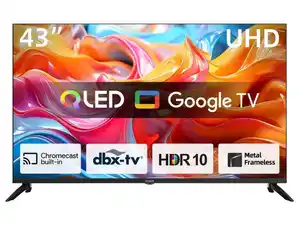 Chiq »U43QM9B2« 43 Zoll 4K UHD QLED Smart Google TV