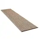 Bild 1 von Akustikpaneel Wandverkleidung Eiche Natur MDF Akustikfilz Schwarz 240 cm FSC®