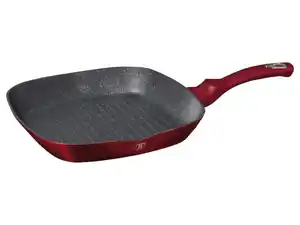 BerlingerHaus Grillpfanne »Metallic Line - Burgundy«, Ø 28 cm