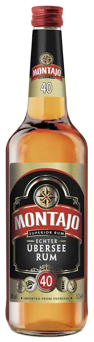 Bild 1 von Montajo Echter Übersee Rum 0,7L
