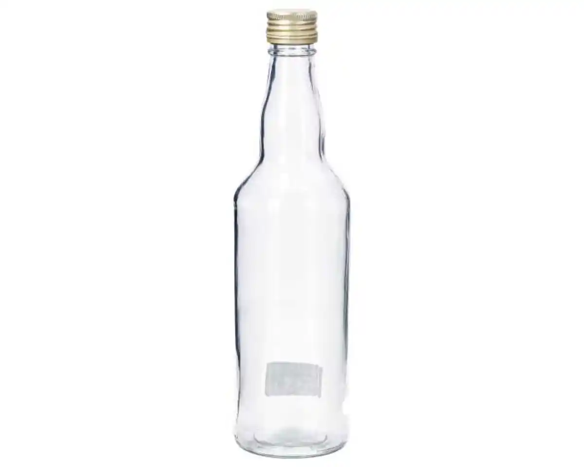Bild 1 von Glasflasche 500ml m. Schraubvers. klar