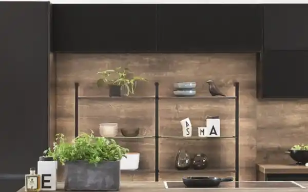 Bild 3 von Nobilia - Einbauküche Esilia, graphitschwarz, inkl. AEG Elektrogeräte