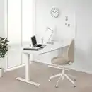 Bild 3 von RODULF Schreibtisch sitz/steh, elektrisch/weiß 140x80 cm