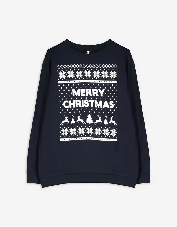 Bild 1 von Kinder Sweatshirt - Christmas - dunkelblau