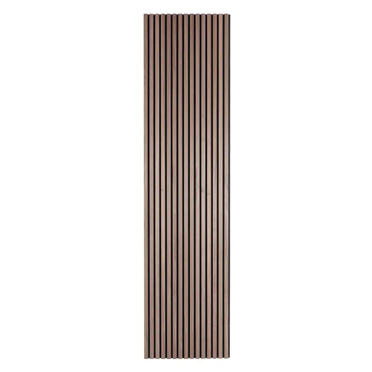 Bild 2 von Akustikpaneel Wandverkleidung Walnuss Natur MDF Akustikfilz Schwarz 240 cm FSC®