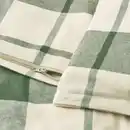 Bild 3 von BESKSÖTEMAL Bettwäsche-Set, 3-teilig, grün/Karo 240x220/80x80 cm