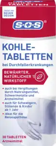 SOS SOS Kohletabletten bei Durchfallerkrankungen