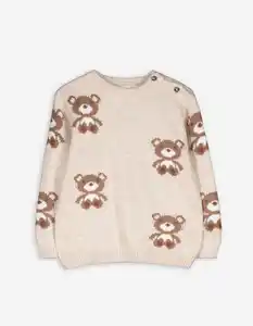 Baby Allover-Print - beige