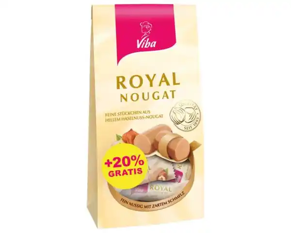 Bild 1 von Viba Minis Nougat Royal 100g+20% Gratis