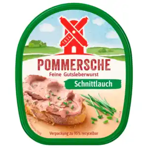 Rügenwalder Mühle Pommersche Gutsleberwurst Schnittlauch 125g