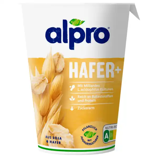 Bild 1 von Alpro Joghurtalternative Soja Hafer+ Natur 400g