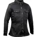 Bild 1 von John Doe Damen Motoshirt Hemd Schwarz