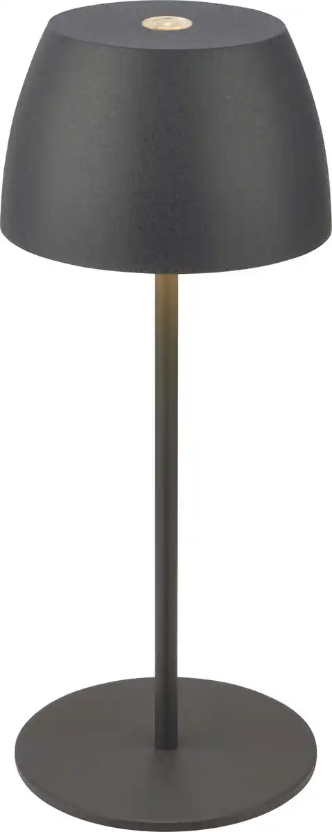 Bild 1 von DiKa LED Akku-Tischleuchte Serina Mini Touch anthrazit 20 x 8 cm warmweiß