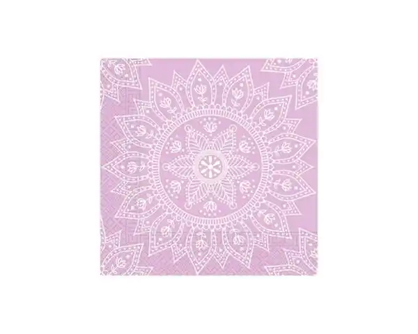 Bild 1 von Servietten 20er 33x33cm Mandala mauve