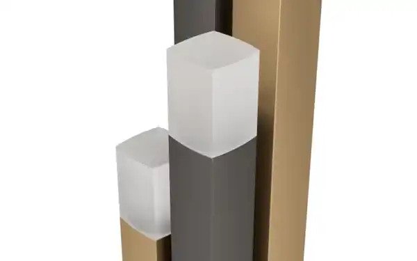 Bild 2 von LED-Tischleuchte ESTANTERIOS, schwarz/braun, inkl. Touchdimmer