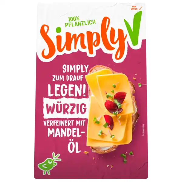 Bild 1 von Simply V Scheiben würzig vegan 150g